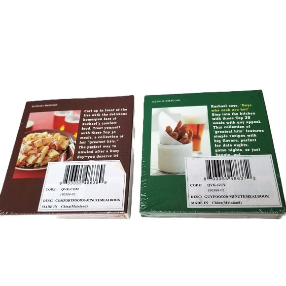 Rachael Ray Top 30 Cookbook Set Comfort Food Guy Food NEW Sealed 30 Minute Meals - Picture 2 of 10